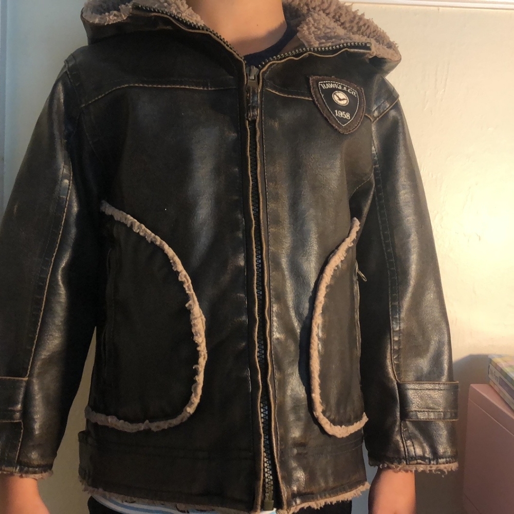 Leather jacket
